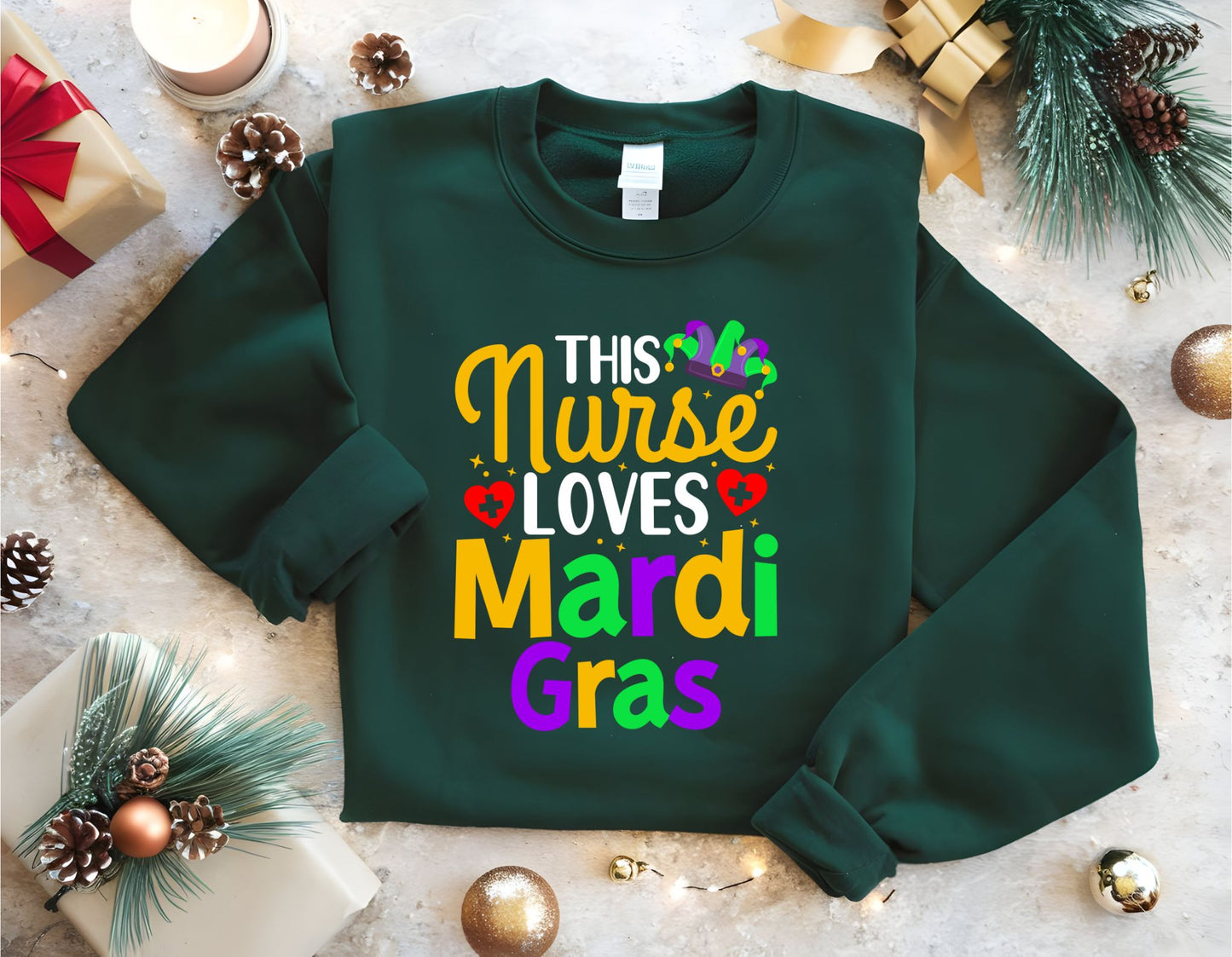 NURSES MARDI GRAS VIBES